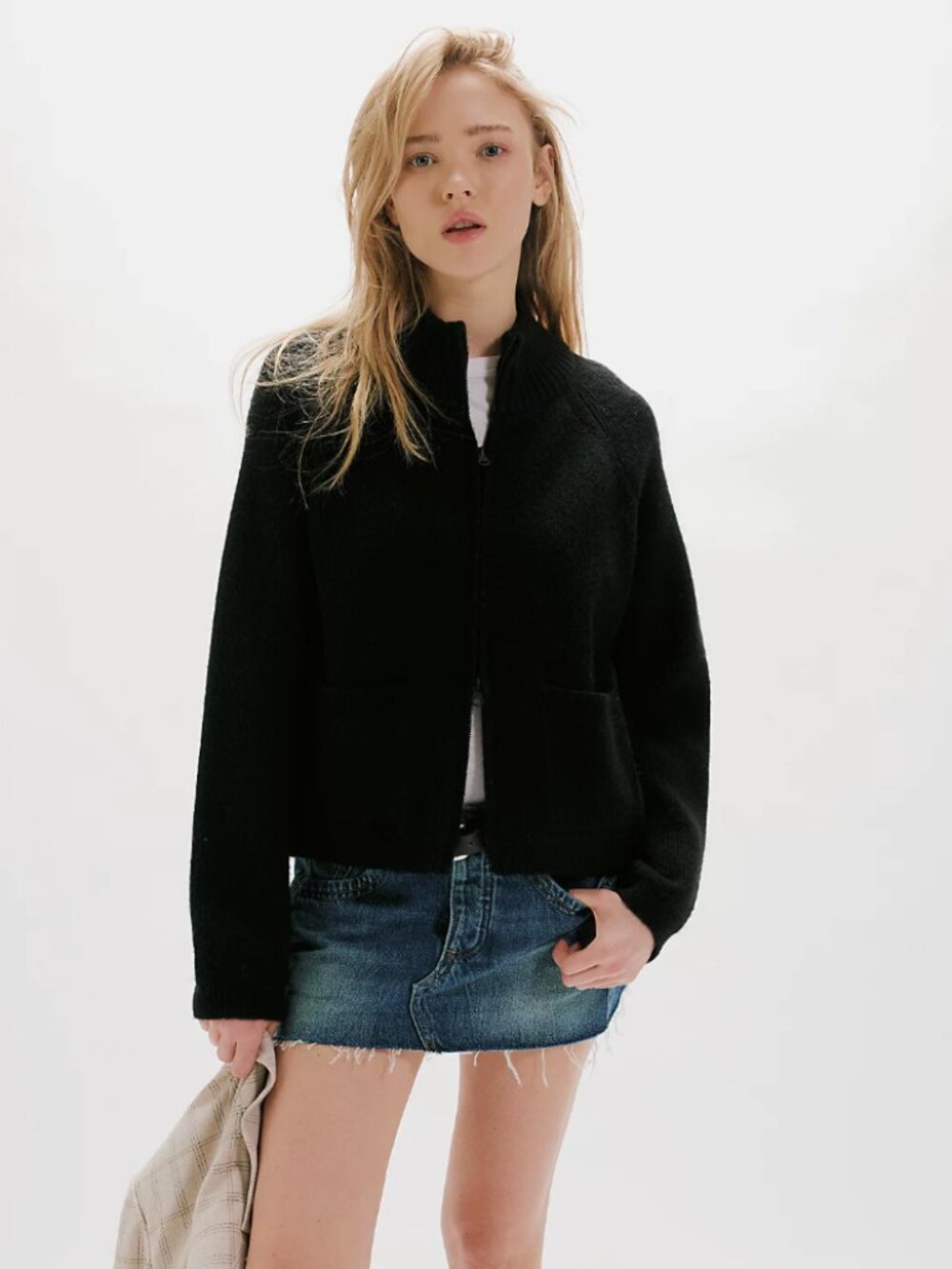 Free People We the Free | On It Cardigan in Black